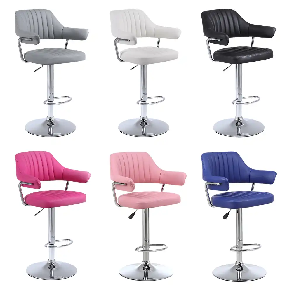 leather swivel bar stool